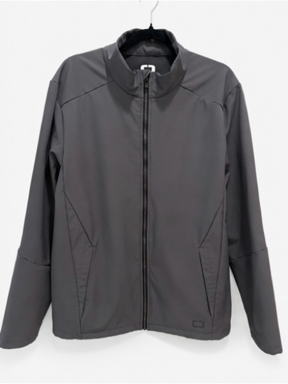 OGIO Commuter Soft Shell Full Zip Jacket Gray Water Resistant Unisex L